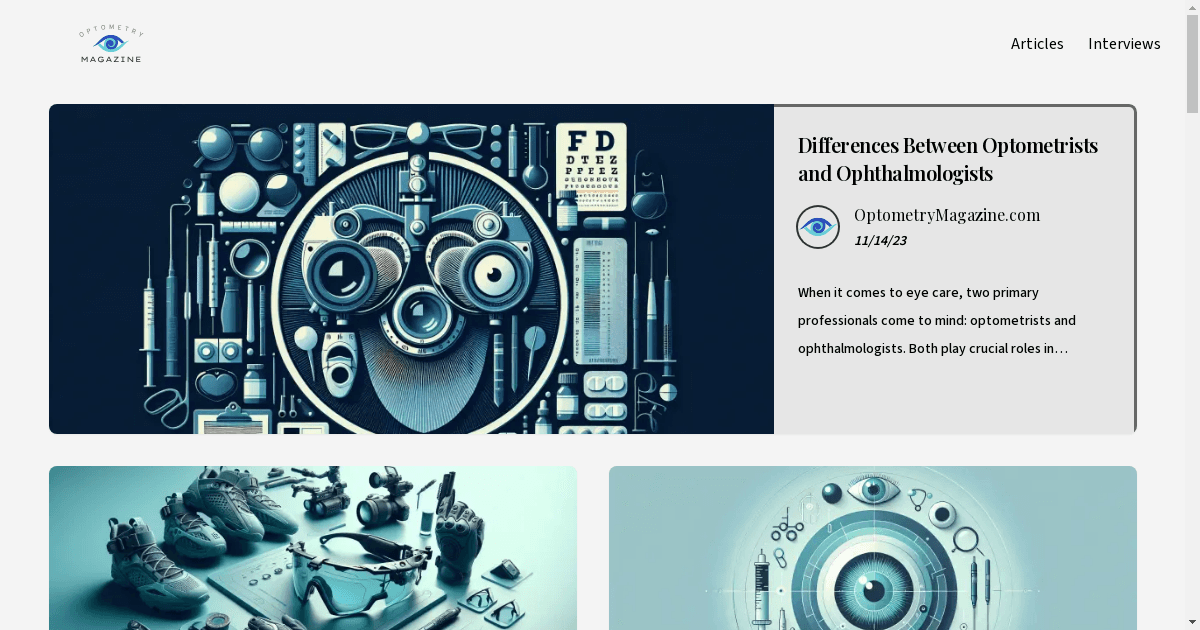 Optometry Magazine Launches as a Premier Resource for Vision Care Professionals and Enthusiasts