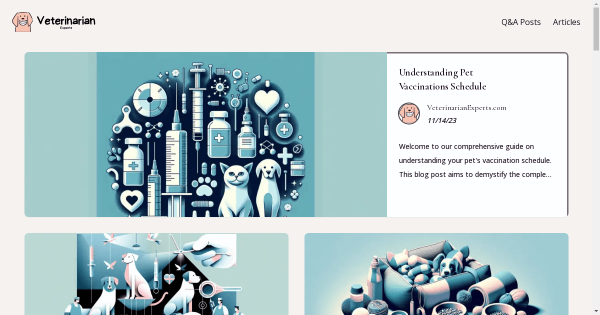 VeterinarianExperts.com Launches as a Comprehensive Hub for Veterinary Knowledge