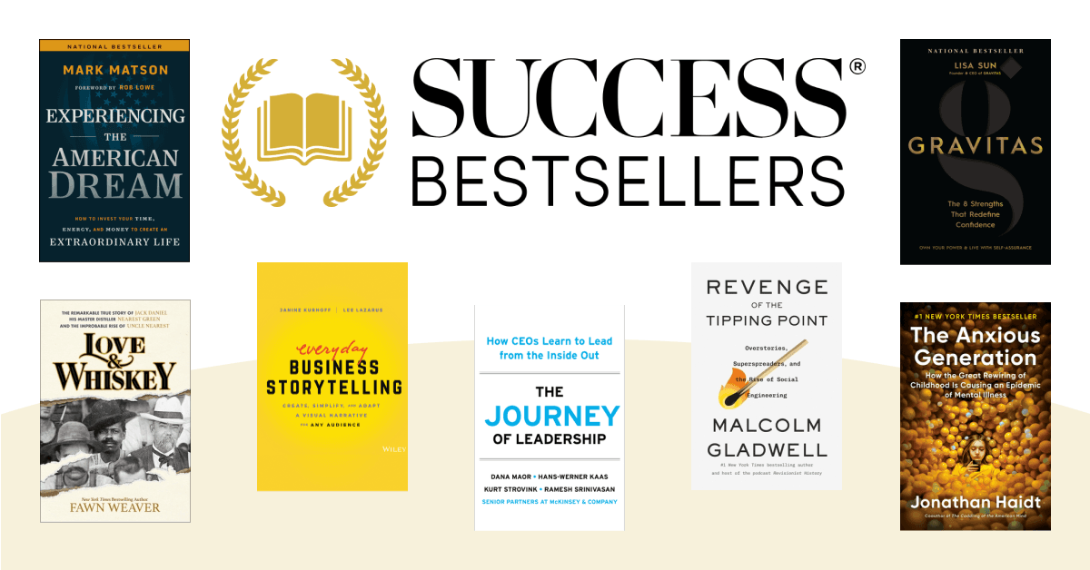 SUCCESS® Weekly Bestseller Lists Highlight Shift Towards Practical Skill Development and Diverse Leadership Voices