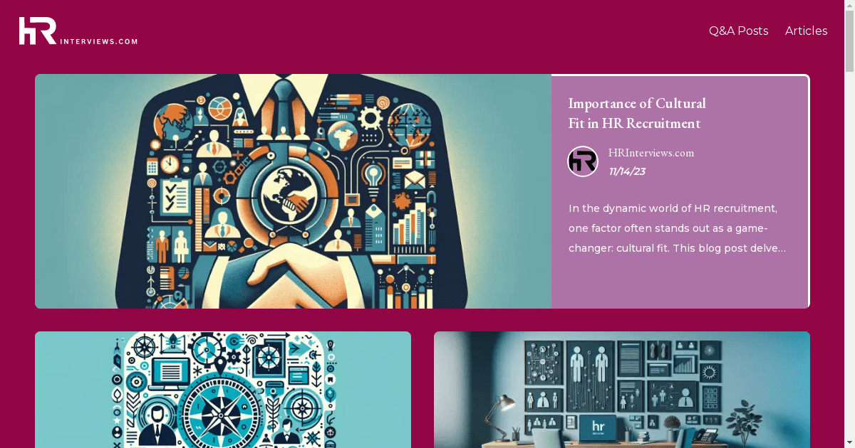 HRInterviews.com Launches as a Premier Platform for HR Professionals