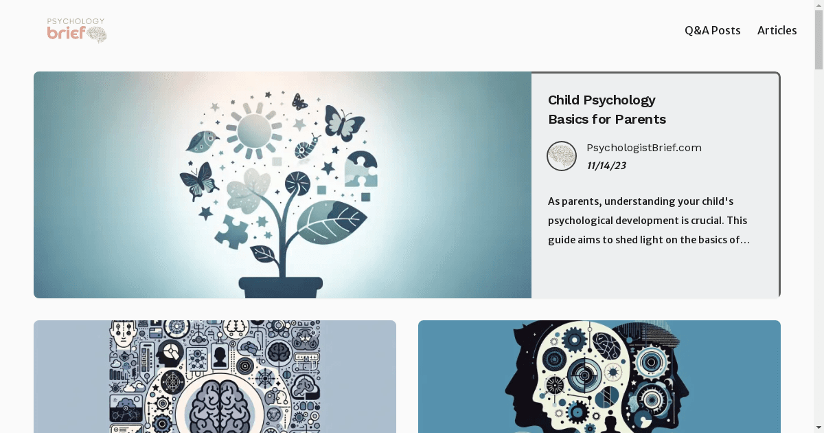 PsychologistBrief.com Emerges as a Key Resource for Mental Well-being and Psychological Insights