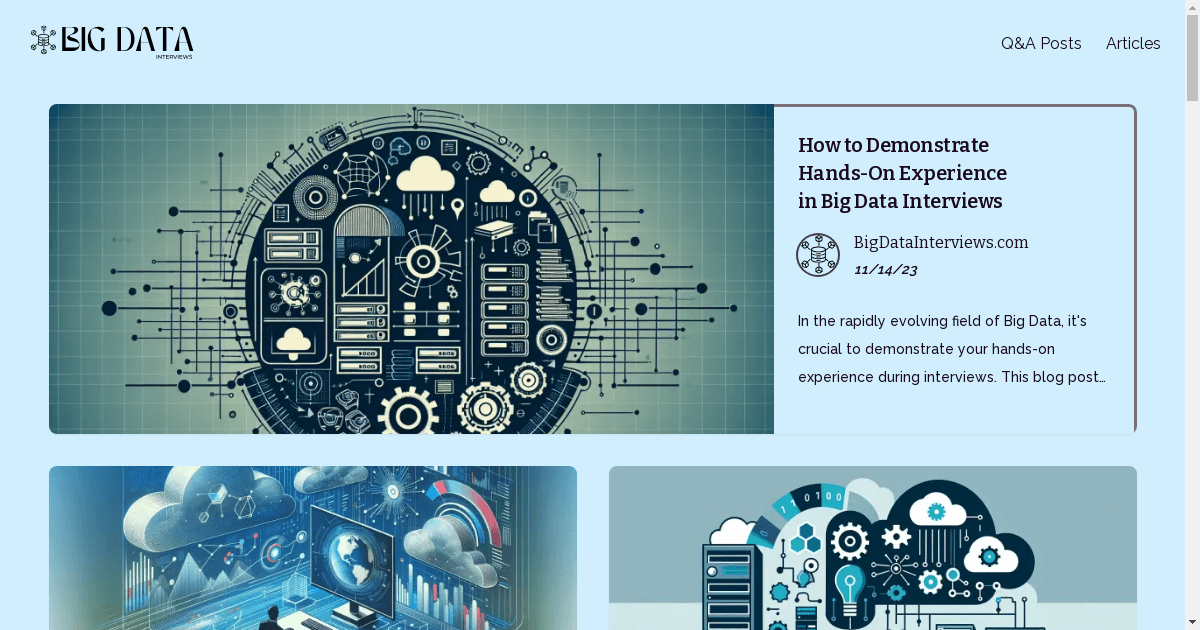 BigDataInterviews.com Launches to Demystify Big Data for Professionals and Enthusiasts