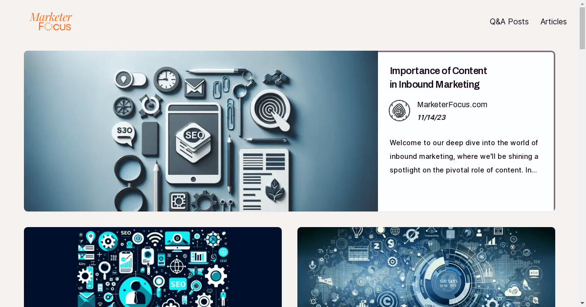 MarketerFocus.com Launches to Revolutionize Digital Marketing Knowledge and Networking