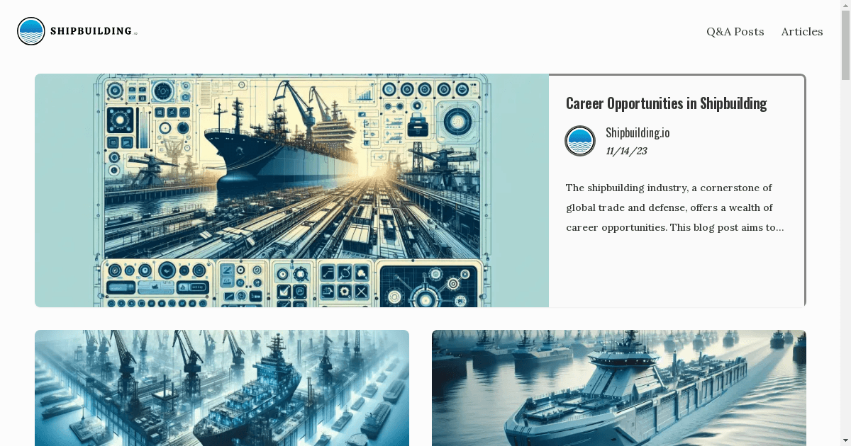 Shipbuilding.io Launches as a Premier Platform for Maritime Construction Insights
