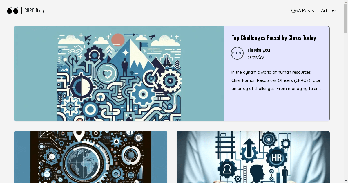 CHRODaily.com Launches as Premier Digital Destination for HR Professionals