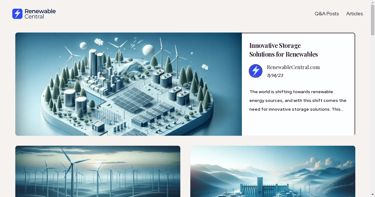 RenewableCentral.com Launches as a Premier Digital Hub for Green Energy Professionals and Enthusiasts