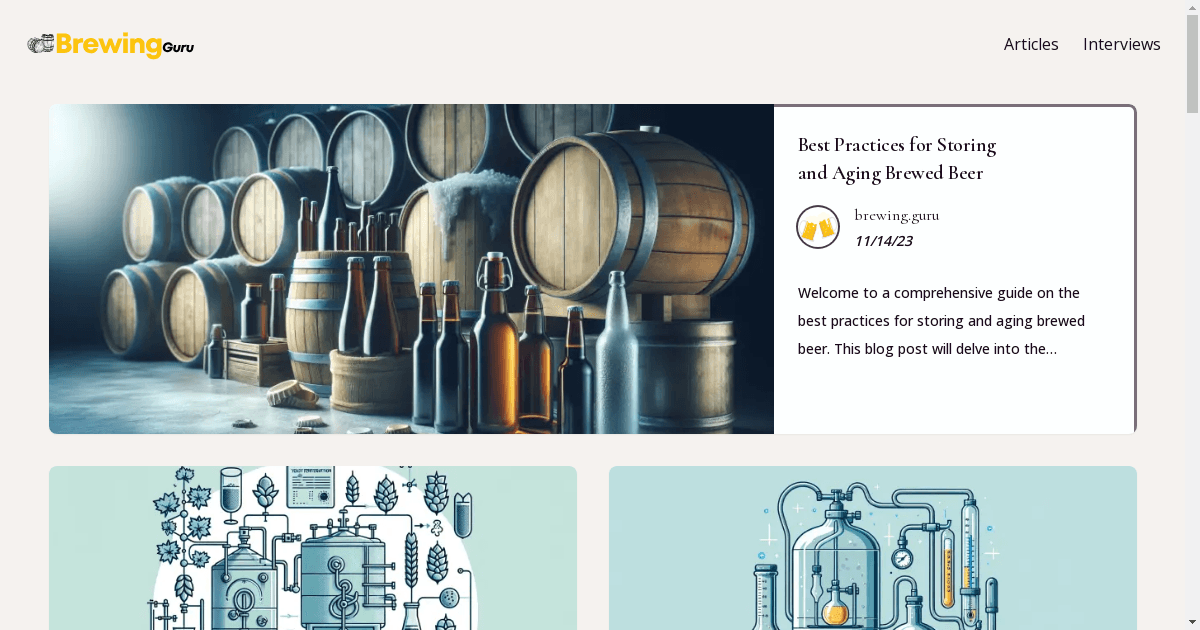 Brewing.guru Emerges as the Digital Hub for Brewing Enthusiasts and Professionals