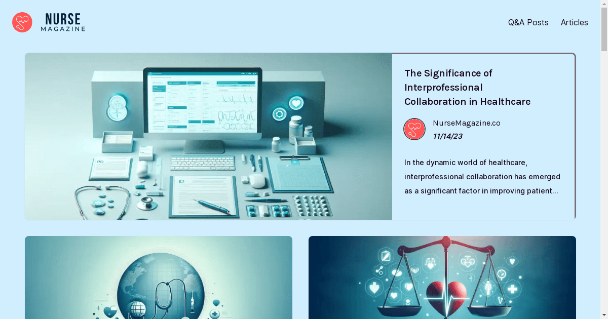 Nurse Magazine Launches as a Premier Platform for Nursing Insights and Expertise