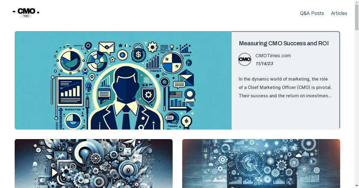 CMOTimes.com Launches as a Premier Hub for Chief Marketing Officers and Marketing Enthusiasts