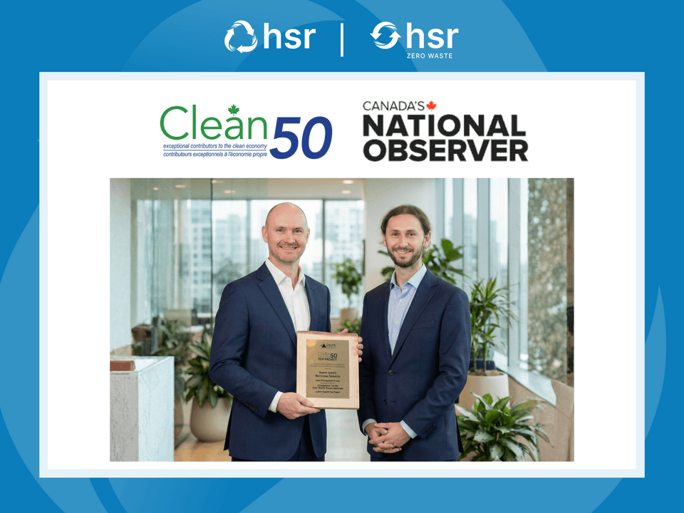 HSR Zero Waste Recognized for Transforming Waste into Environmental and Financial Value