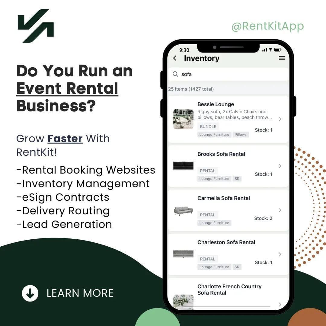 RentKit Revolutionizes Event Rental Management with Comprehensive Software Solution