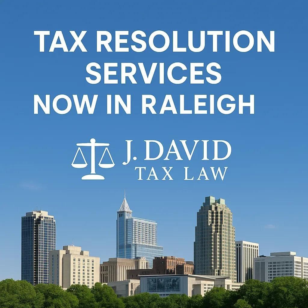 Raleigh Residents Gain Access to Specialized Tax Debt Legal Support
