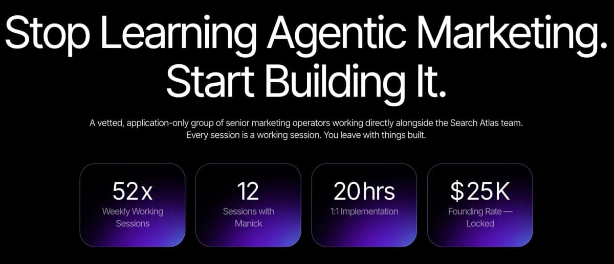 Search Atlas Launches Agentic Marketing Mastermind to Transform Digital Marketing Agencies