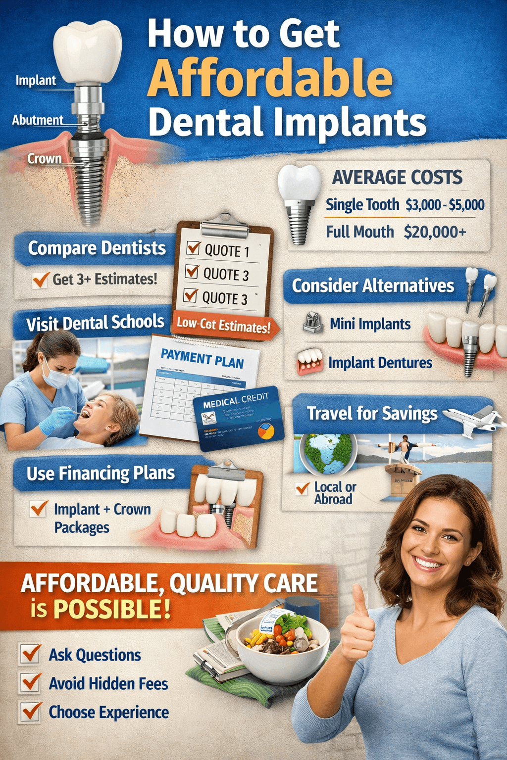 Strategies for Making Dental Implants More Affordable While Maintaining Quality