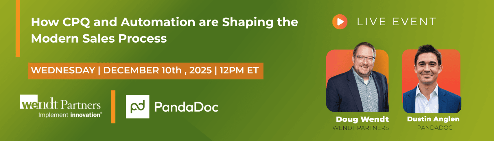 Wendt Partners and PandaDoc to Host Webinar on Integrated CPQ and CRM Solutions for Enhanced Sales Performance