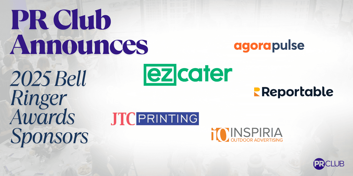 PR Club Announces Sponsors for 57th Annual Bell Ringer Awards