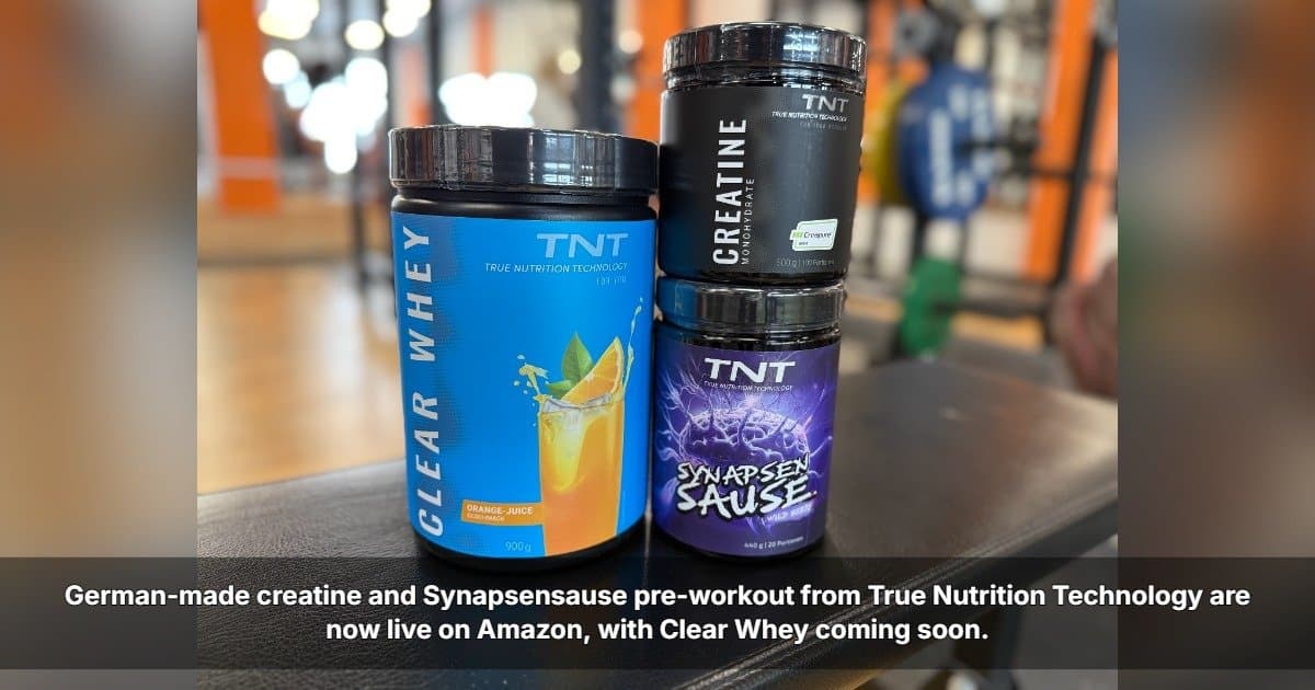True Nutrition Technology Enters U.S. Market Through Amazon with German-Made Sports Supplements