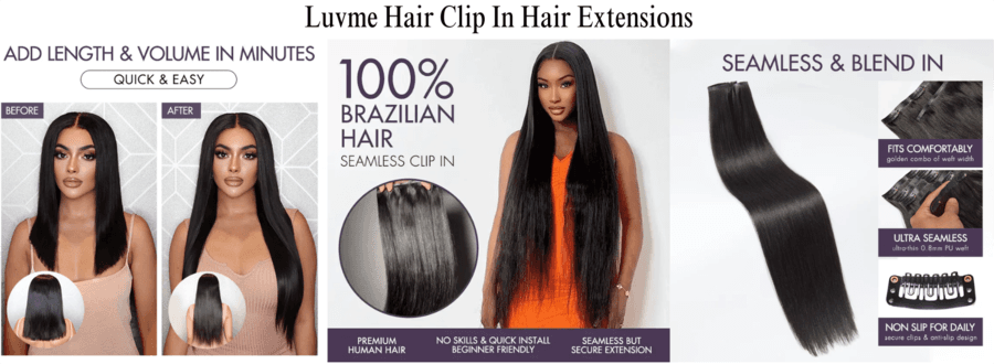 Luvme Hair Introduces High-Quality Clip-In Extensions for Effortless At-Home Styling