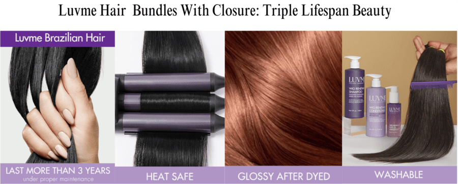 Luvme Hair Introduces Long-Lasting Bundles with Closure, Setting New Industry Standards