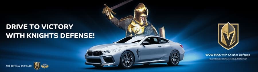 WOW Carwash Launches 'WOW MAX with Knights Defense' Premium Wash Package