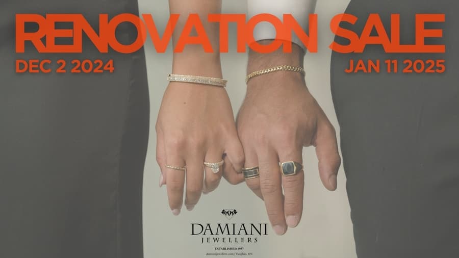 Damiani Jewellers Announces Major Renovation Sale with Up to 50% Off
