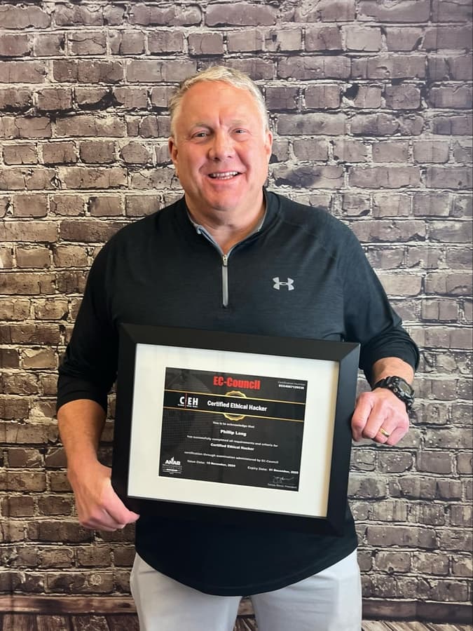 Gulf Coast Cybersecurity Firm CEO Achieves Certified Ethical Hacker Certification