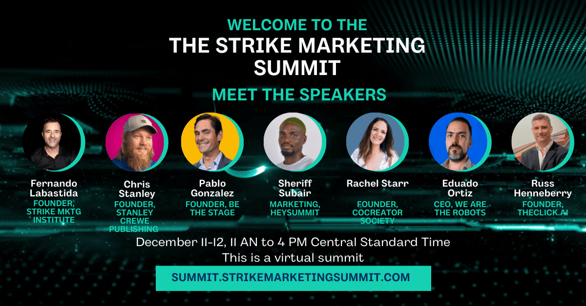 Strike Marketing Institute Launches Virtual Summit to Combat AI Content Overload