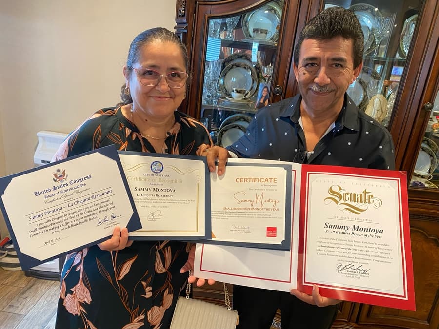 Sammy Montoya of La Chiquita Restaurant Honored with Difference Makers Award