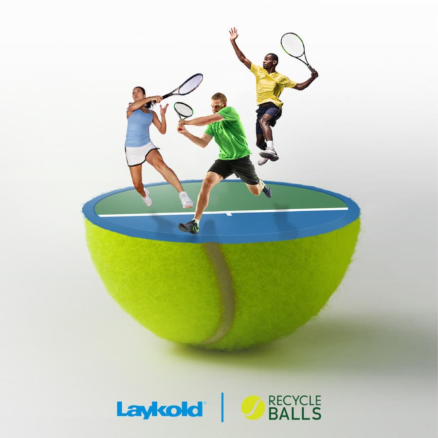 RecycleBalls and Laykold Partner to Create the World's Greenest Tennis Surface