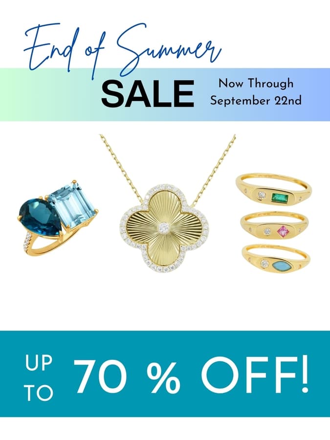 Morgan's Jewelers Launches End of Summer Sale with Up to 70% Off Luxury Items