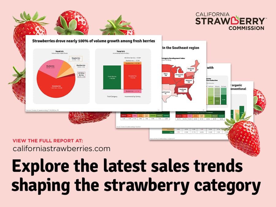 California Strawberry Commission Report Highlights Growth and Dominance in 2024